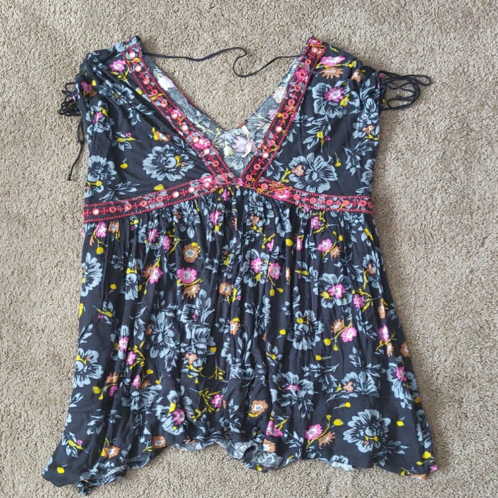 Flowy Free People boho top